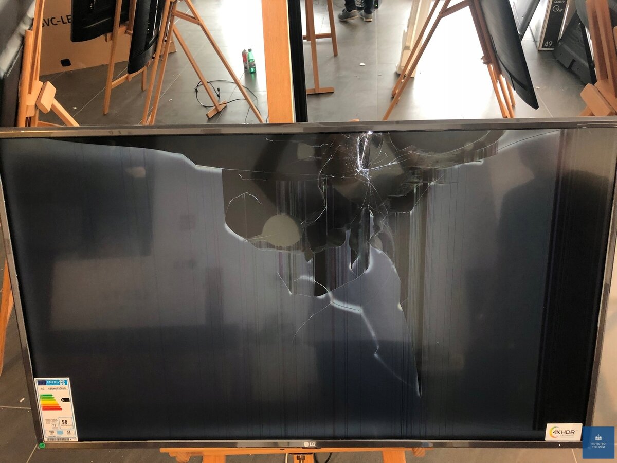 Разбитый телевизор
