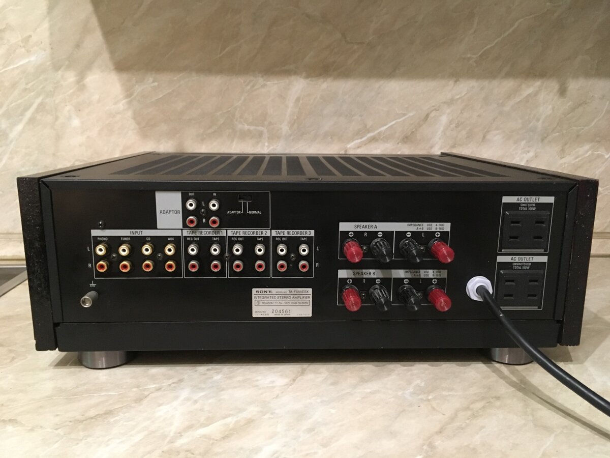 □【1987年¥128000】SONY TA-F555ESXIIプリメインアンプ （◇美