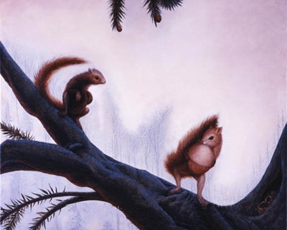 ДЕВУШКУ? Две белки? Обнаженного мужчину?