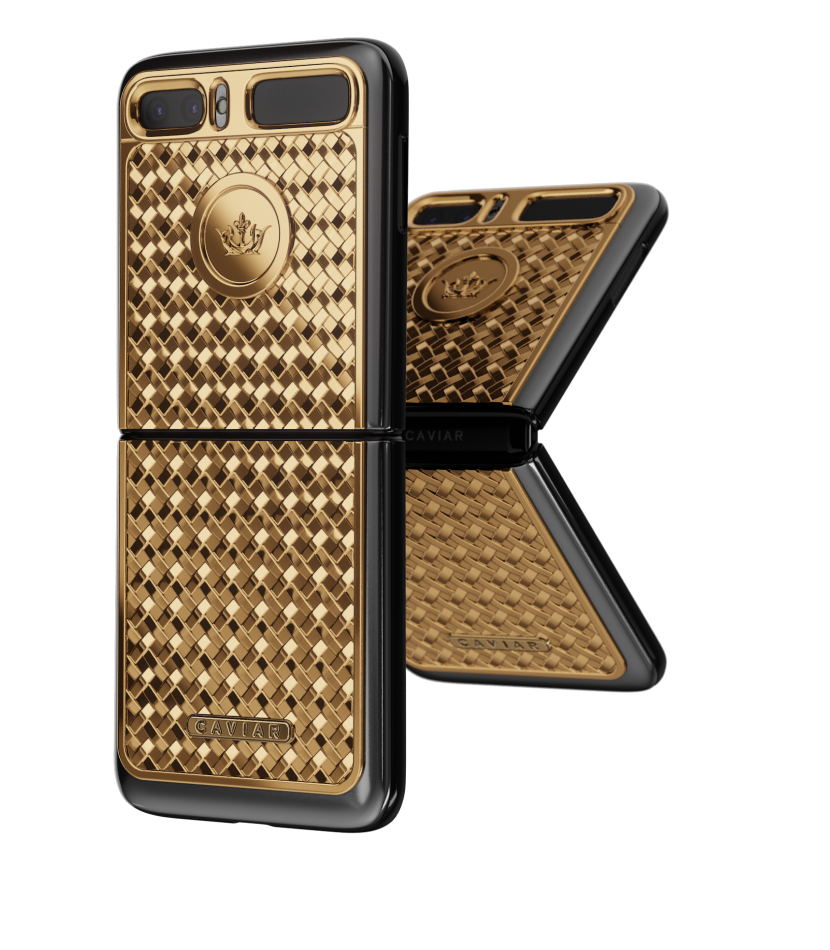 Caviar Samsung Z Flip Gold