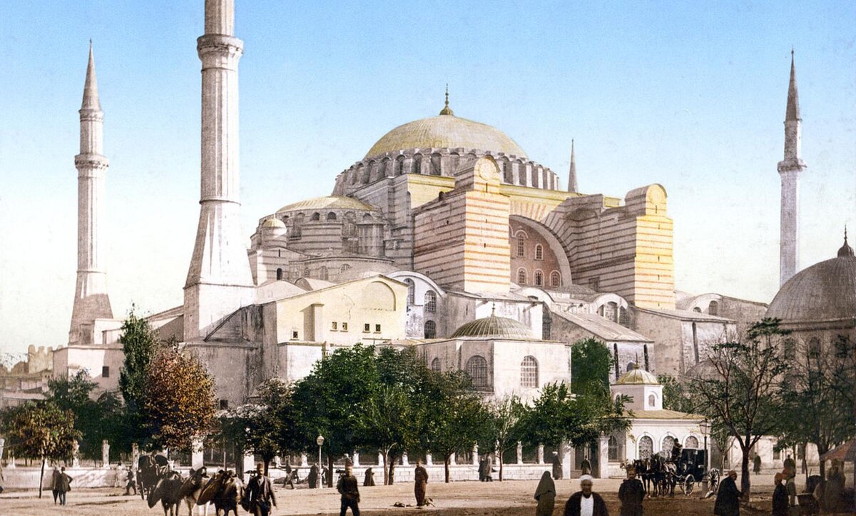 Айя-София в 1897 году. Источник: wikimedia.org