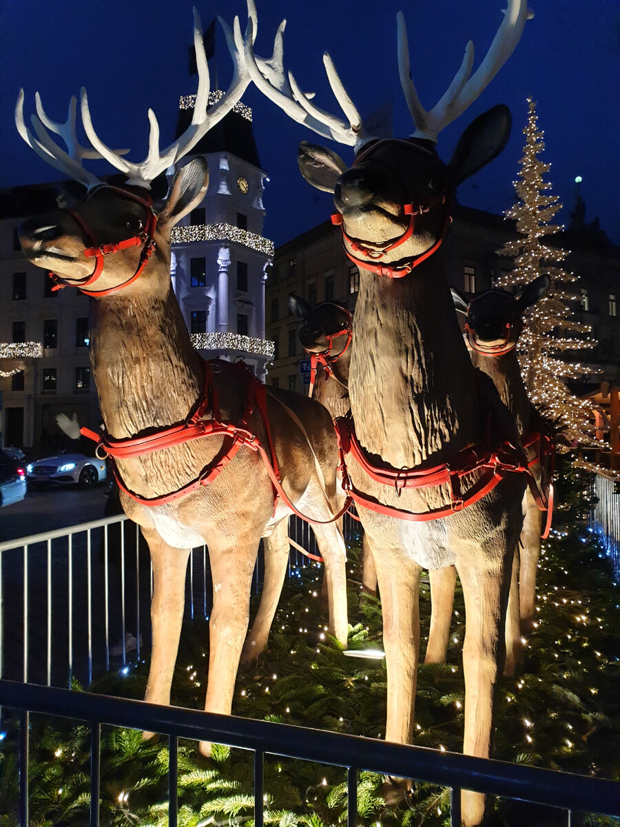 Ну какое же Рождество без оленей!