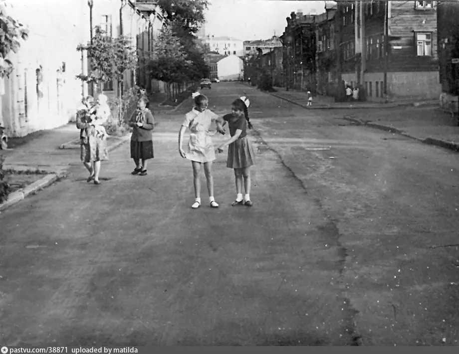 Пантелеевская улица, 1967 г. Подпись на вотермарке: uploaded by matilda.