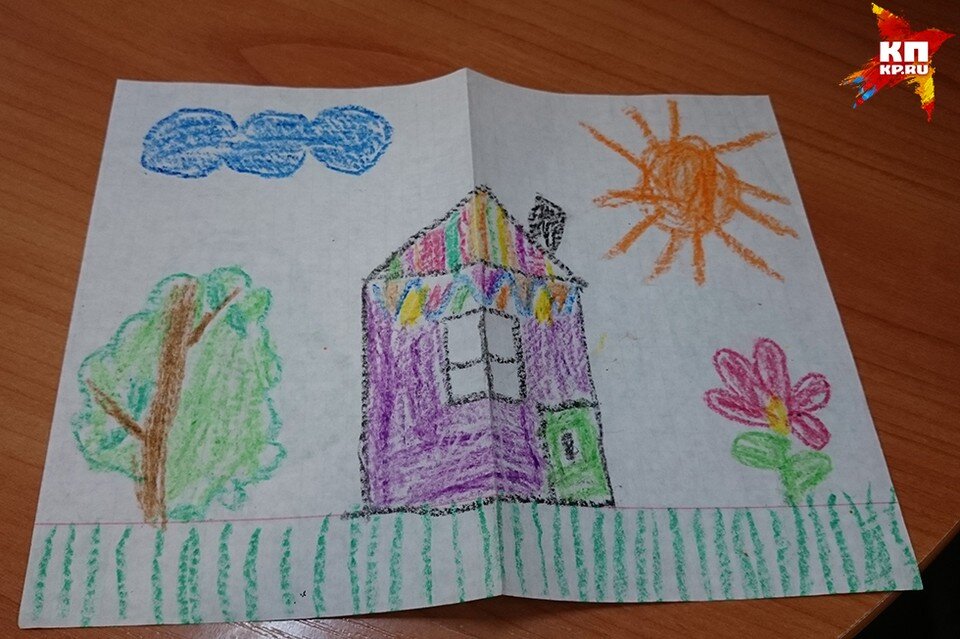 Один из последних рисунков Виолетты