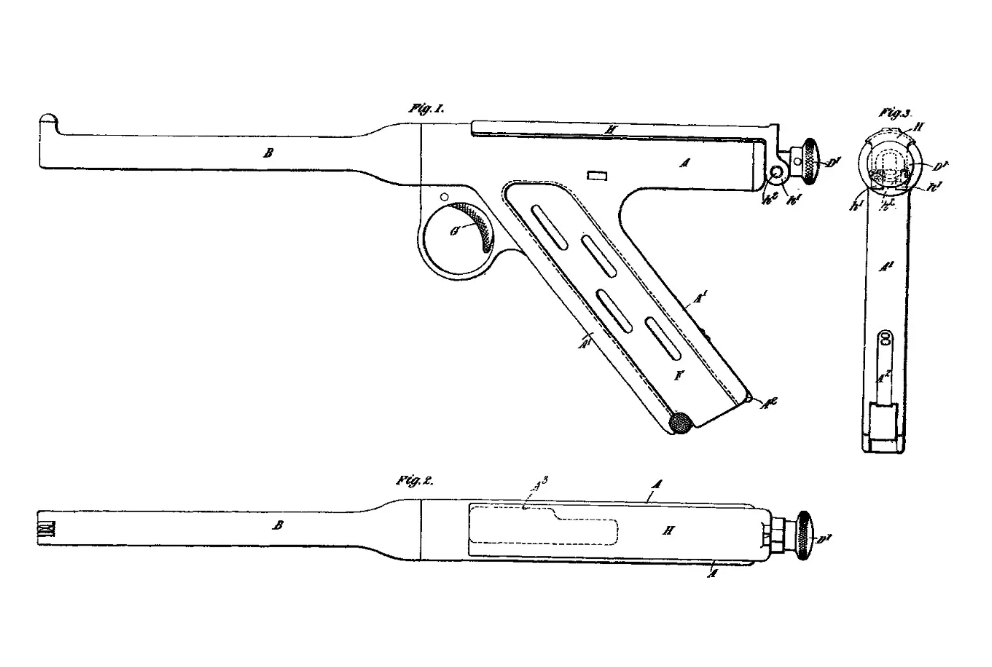 Чертеж пистолета g22