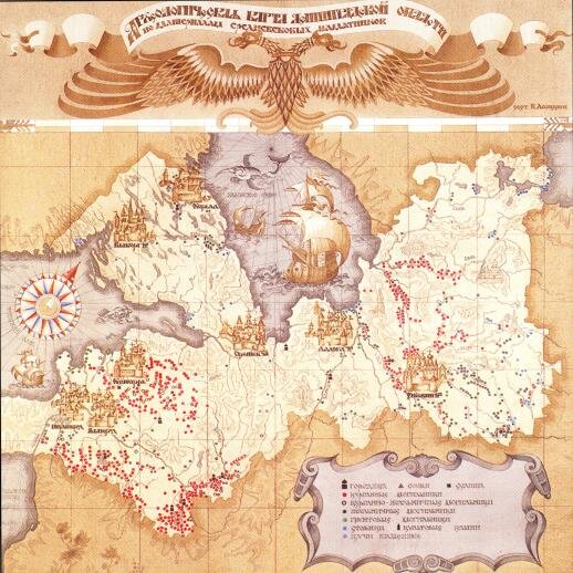 Археологическая карта Ленинградской области
