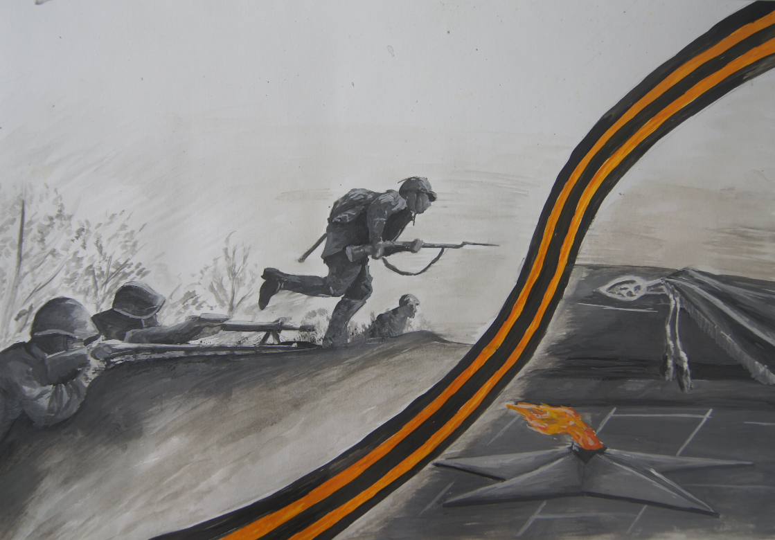 Финогенов художник Сталинградская битва. Рисунок про войну. Подвиг солдата на войне