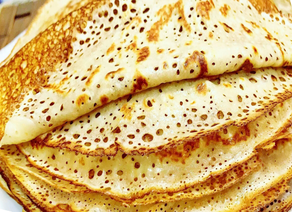 Вкусные мягкие блины на молоке