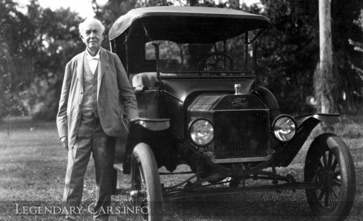 Томас Эдисон с Ford Model T
