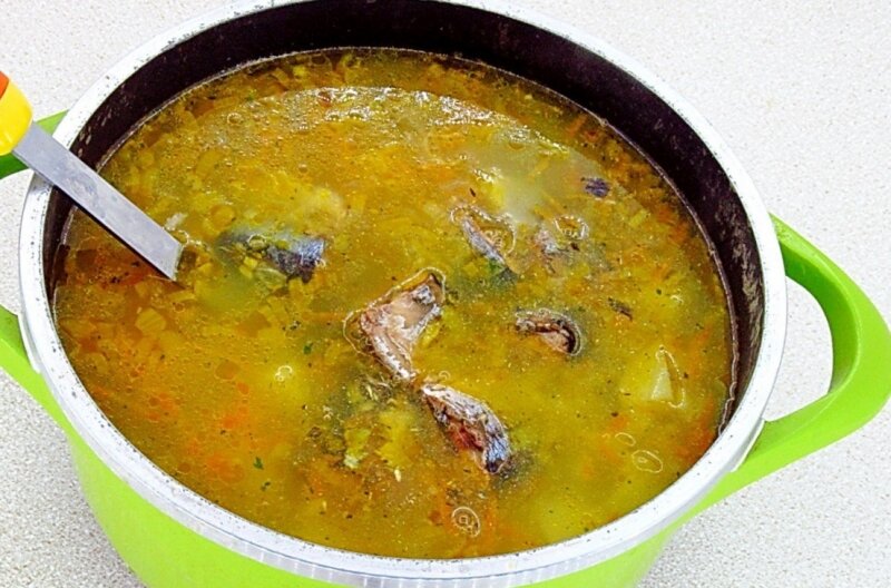 Рыбный суп из сардин