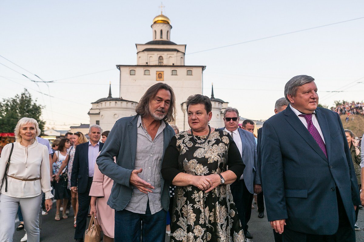 Никас Сафронов и Светлана Орлова на Дне города