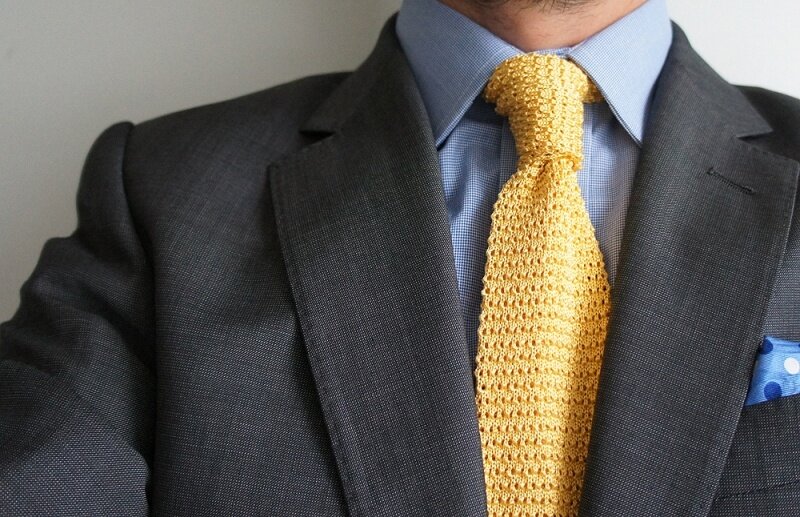 Трикотажный галстук, красный вязаный шелк, классический узор, ручная работа в Италии.