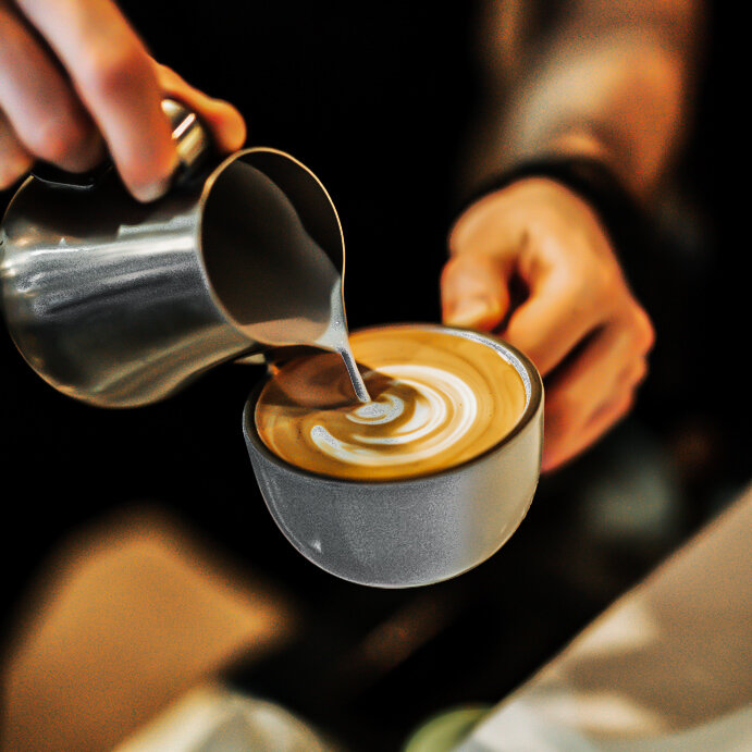 открытое кофе. открытое кофе. бариста наливает кофе. открытое кофе. чашка кофе в кофейне.