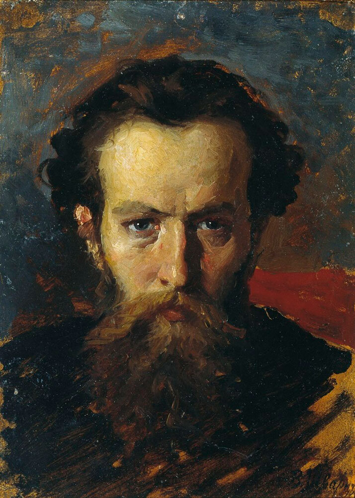 Вячеслав Шварц. Автопортрет, до 1869