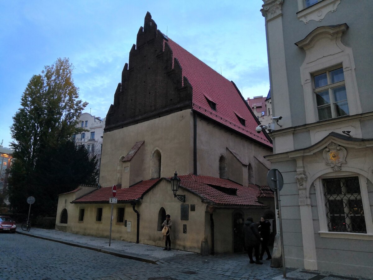 Староновая синагога в праге фото