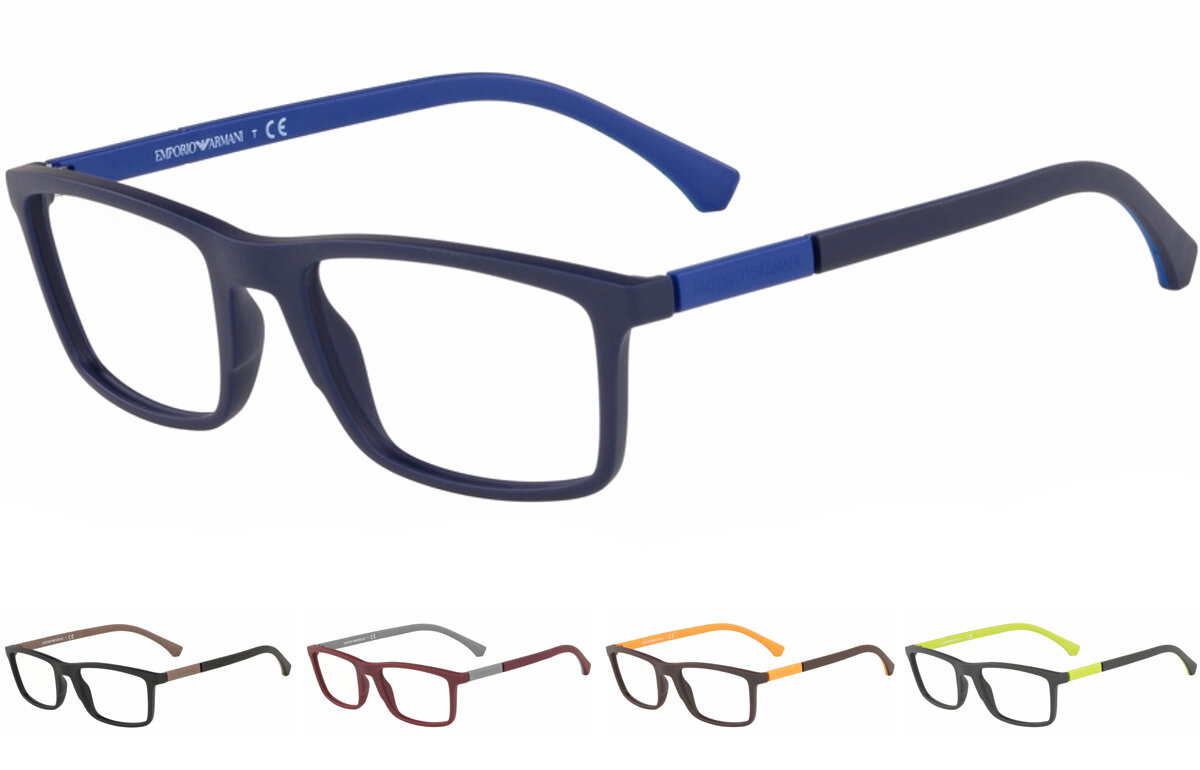 Пластиковые очки для мужчин в современном городском стиле EA3152 (фото: Luxottica)