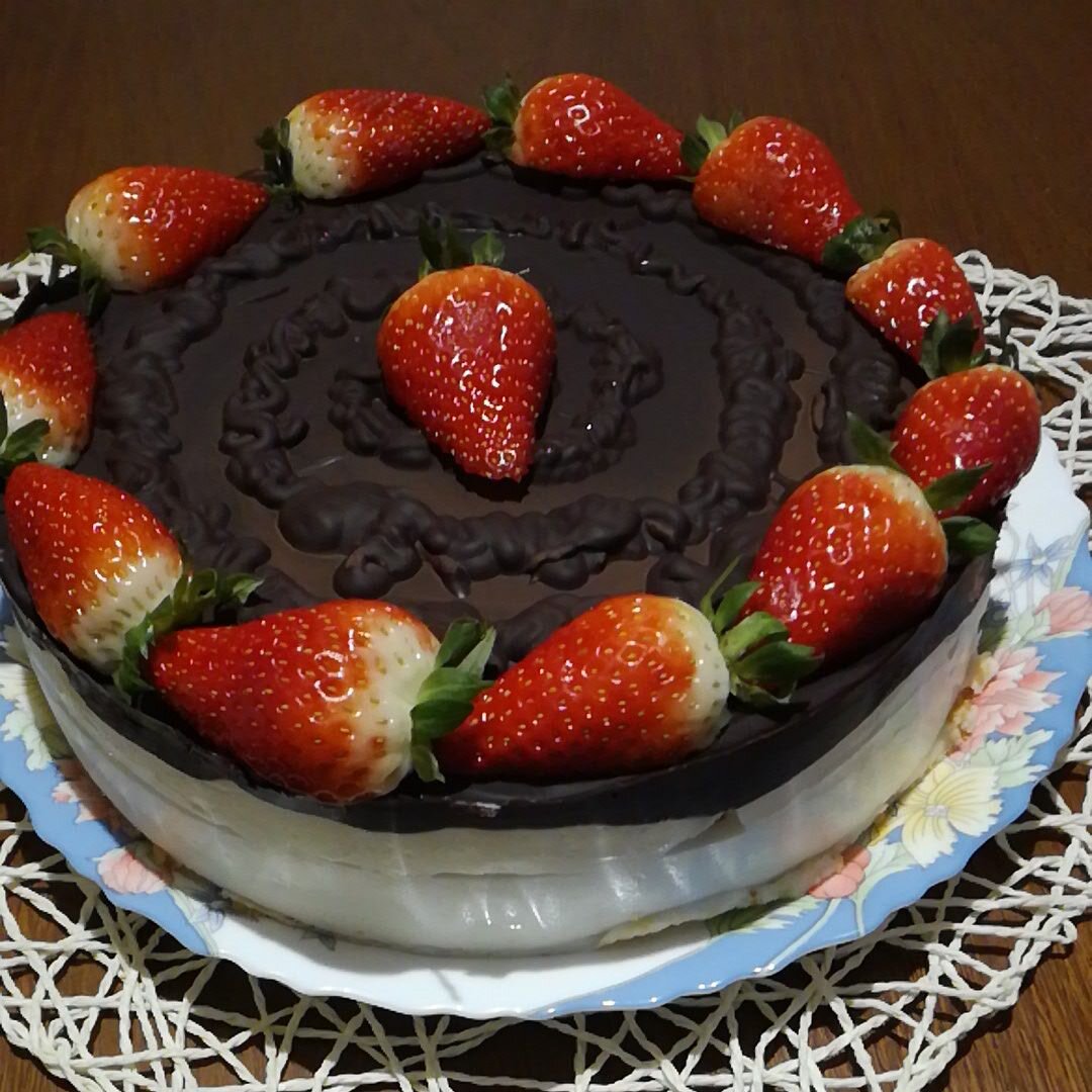 Кули из клубники для торта