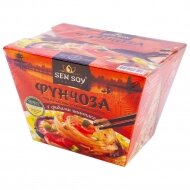 Фунчоза с соусом и грибами.                                        Готовый обед с грибами под                                         устричным соусом.77 руб.