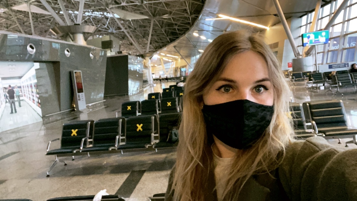 Почти пустой зал международных вылетов аэропорта Внуково