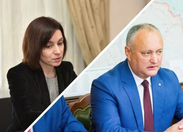 Додон и Санду. револция  и вперяли