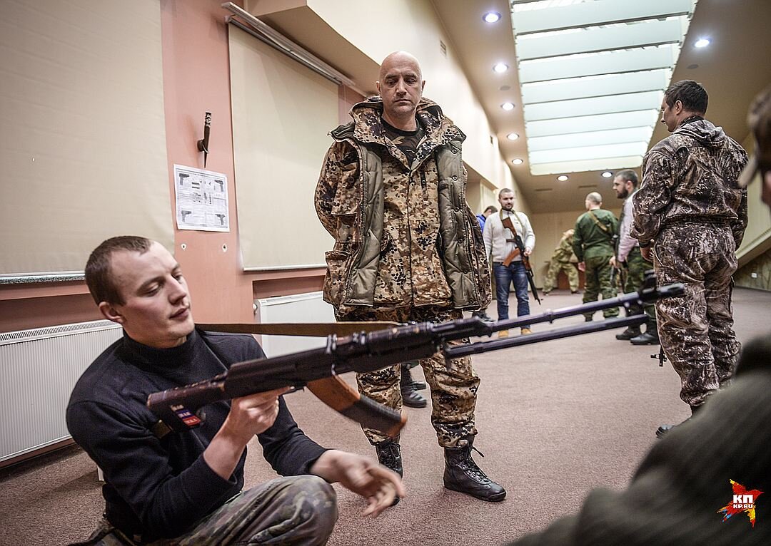 Прилепин следит за подготовкой своего батальона