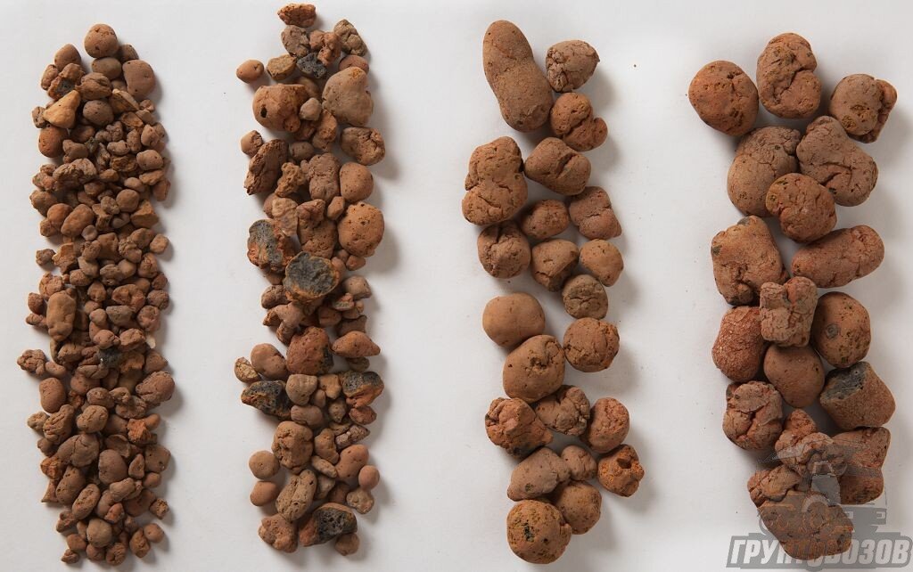 Фракции керамзита