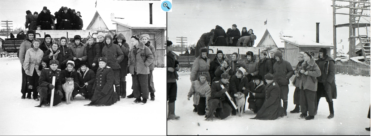 2 снимка группы Дятлова