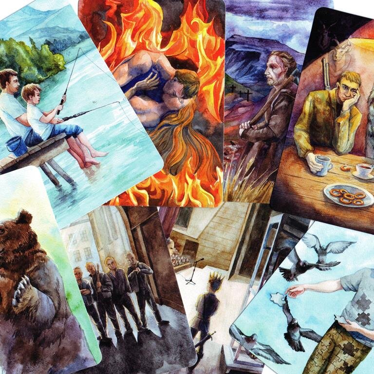 Каждая карта – это капля дождя, падая на засохшие земли наших чувств. Она будит в нас забытые запахи, звуки, касания. Она приносит с собой ветер перемен, раздувая золотые листы наших желаний.