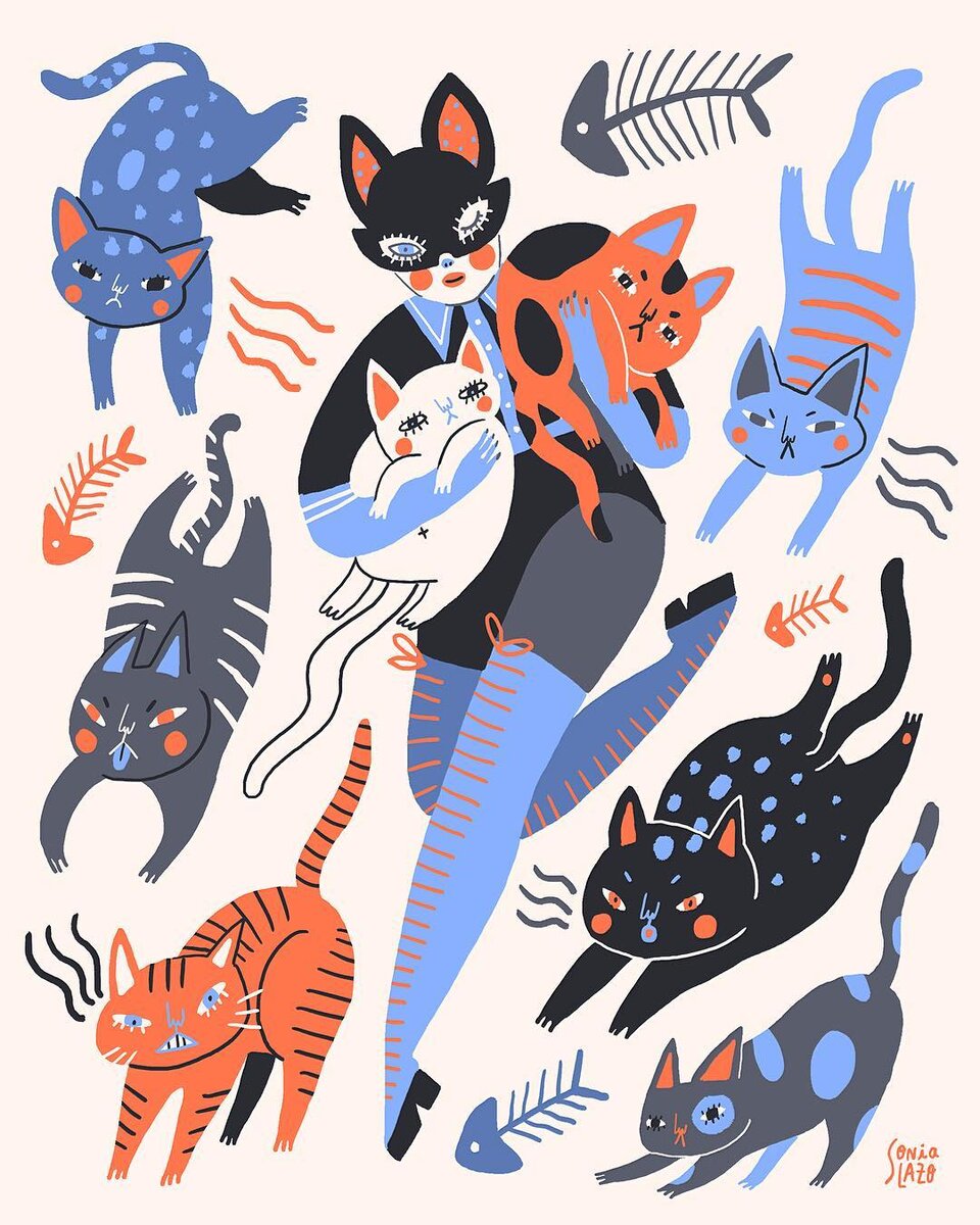 Автор этой работы - художница Sonia Lazo. Ее аккаунт будет представлен ниже.