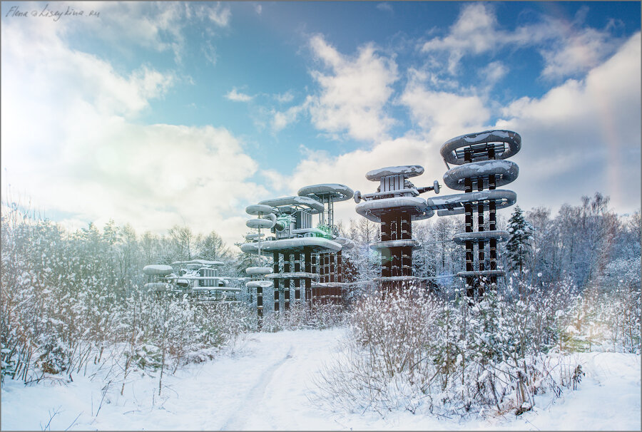 водопад гремячий купальни. замок в салтыковке балашиха. красивые места на юге подмосковья. укромные места в подмосковье. интересные места подмосковья на машине зимой.