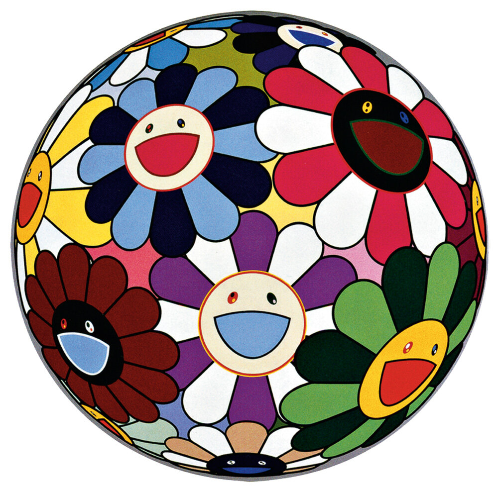 Такаши Мураками. Цветочный мяч, 2006 
