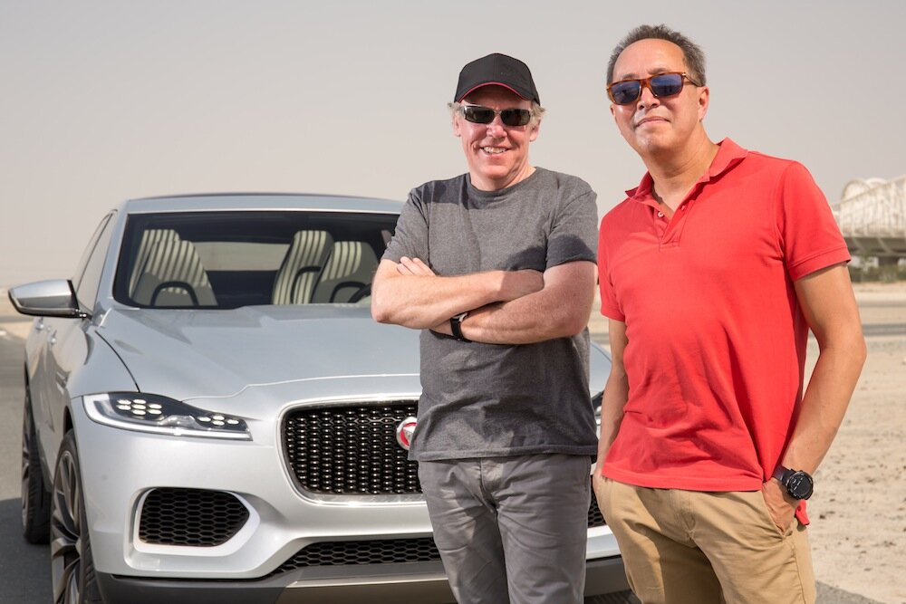 Дизайнеры Jaguar Cars Ян Каллум и Джулиан Томсон 