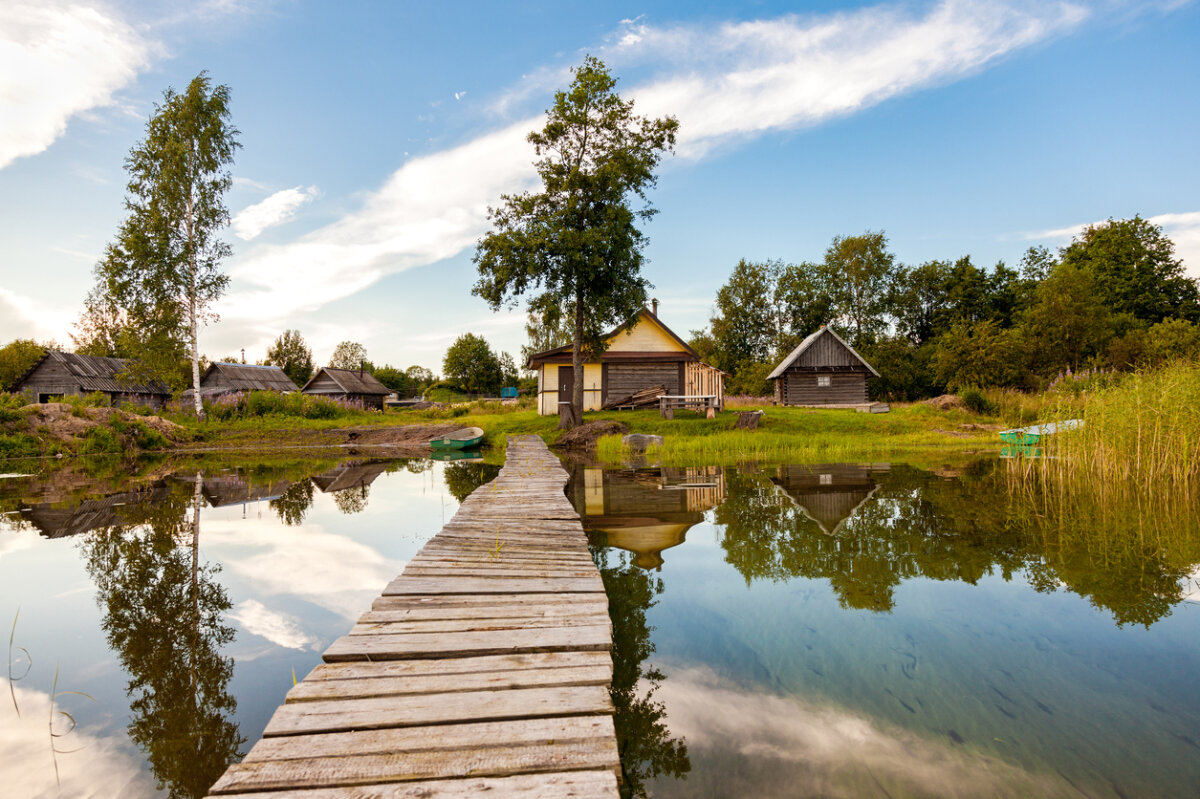 Дер примеры. Village Bathing Russia.