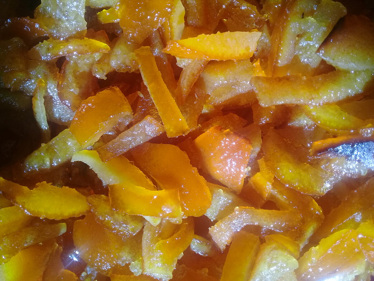 Апельсиновые корки цукаты