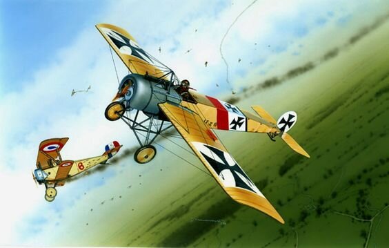 Fokker EII (Картинка из источника: pinterest.com)