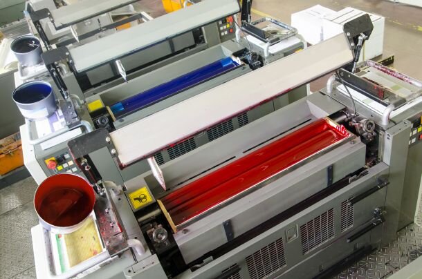 printing machine via Shutterstock 