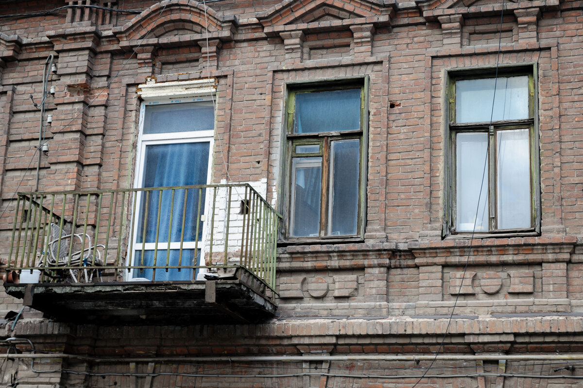 Возможная квартира Эммы Биккер на улице Рождественской, ныне улице Обороны в городе Ростове-на-Дону, декабрь 2018 года