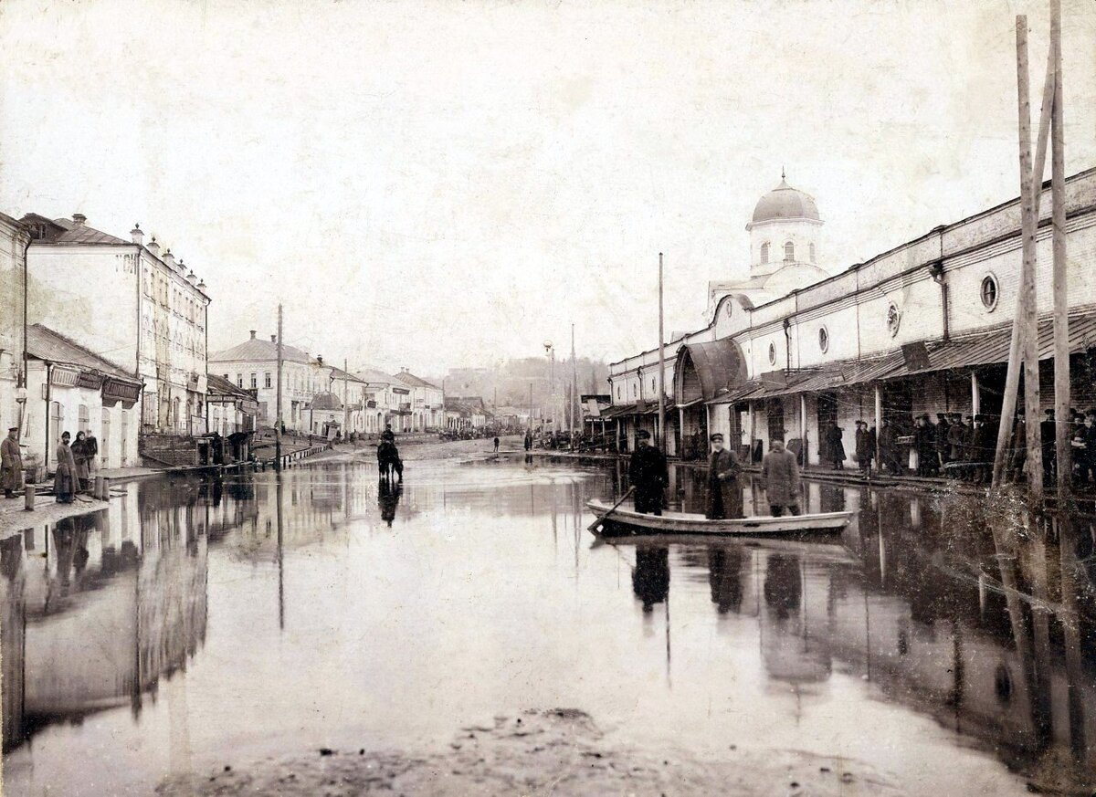 Большое наводнение в Брянске. 1908 г. | Брянский Вестник | Дзен