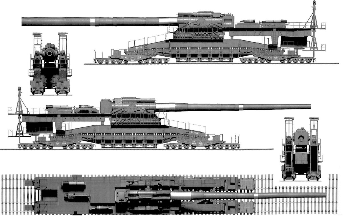 самая большая пушка второй мировой войны германия