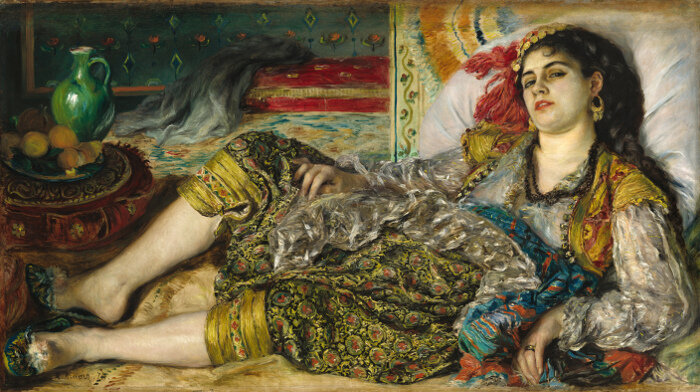 "Одалиска". Картина Пьера Огюста Ренуара, 1870 г.