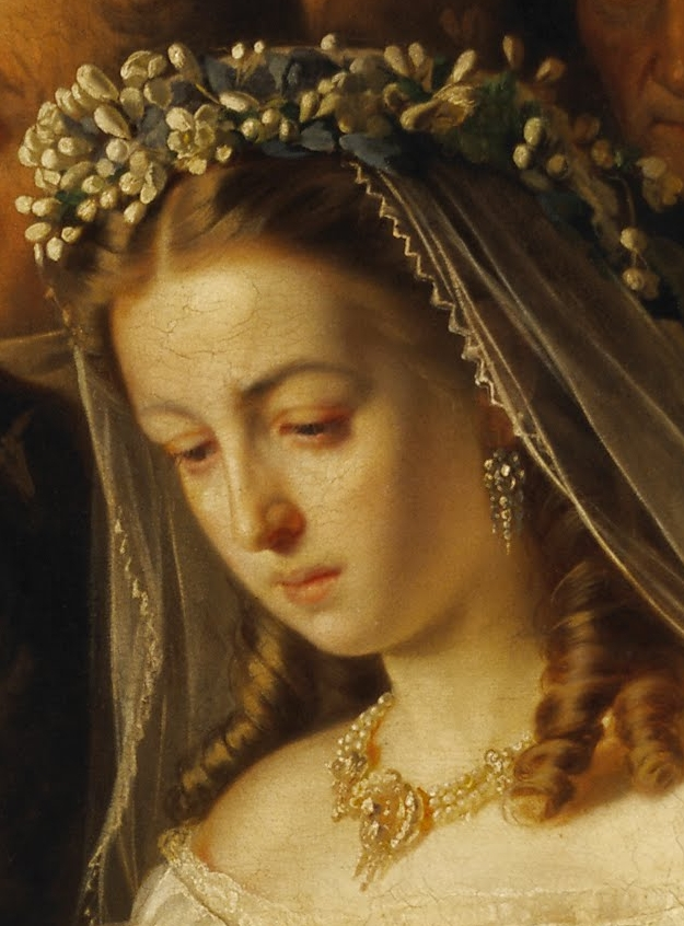 "Неравный брак", Василий Пукирев, 1862. Из коллекции Государственной Третьяковской галереи. Деталь. 