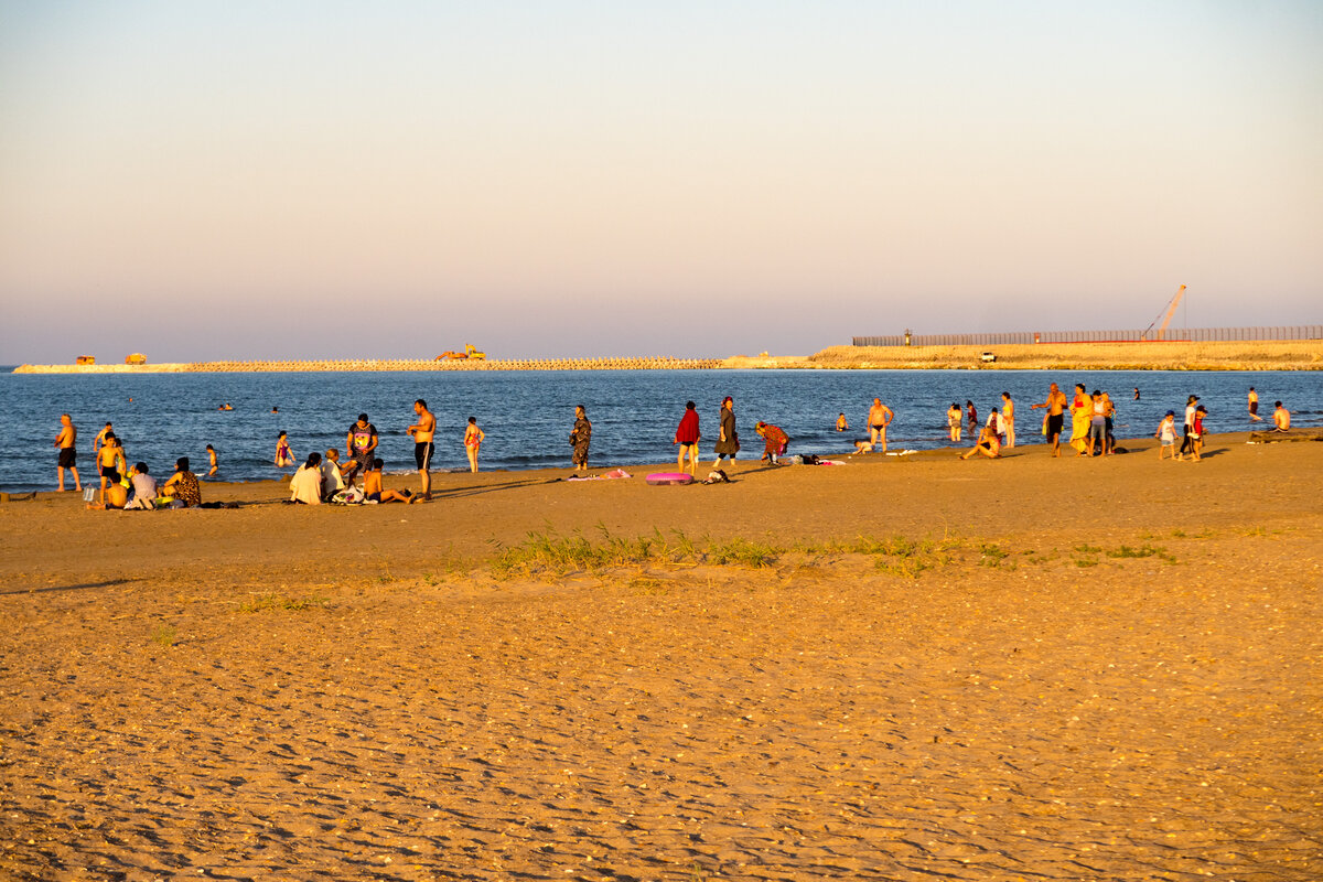 Пляжи в астрахани на каспийском море