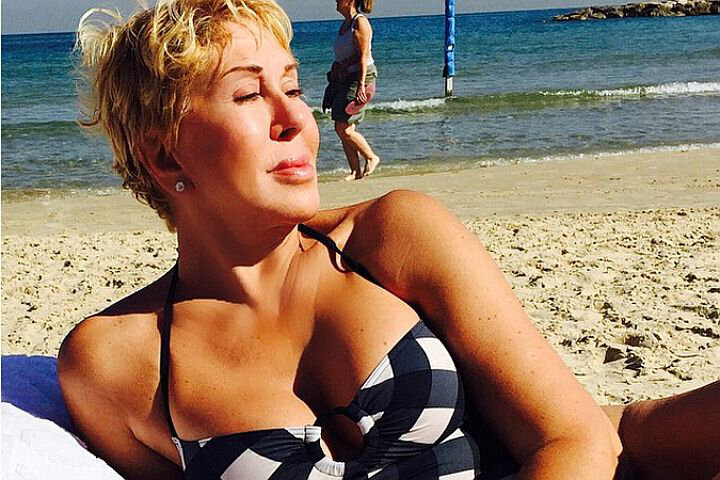 Успенская на пляже