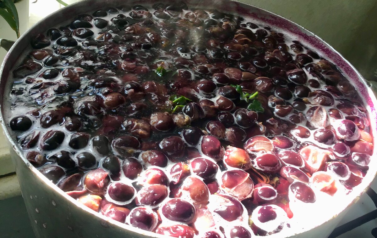 Виноградный компот на зиму - рецепт без стерилизации - как сделать в 3-литровой банке