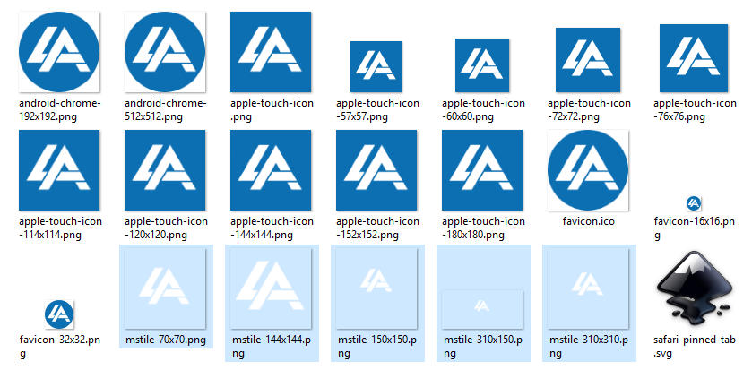 Content type favicon