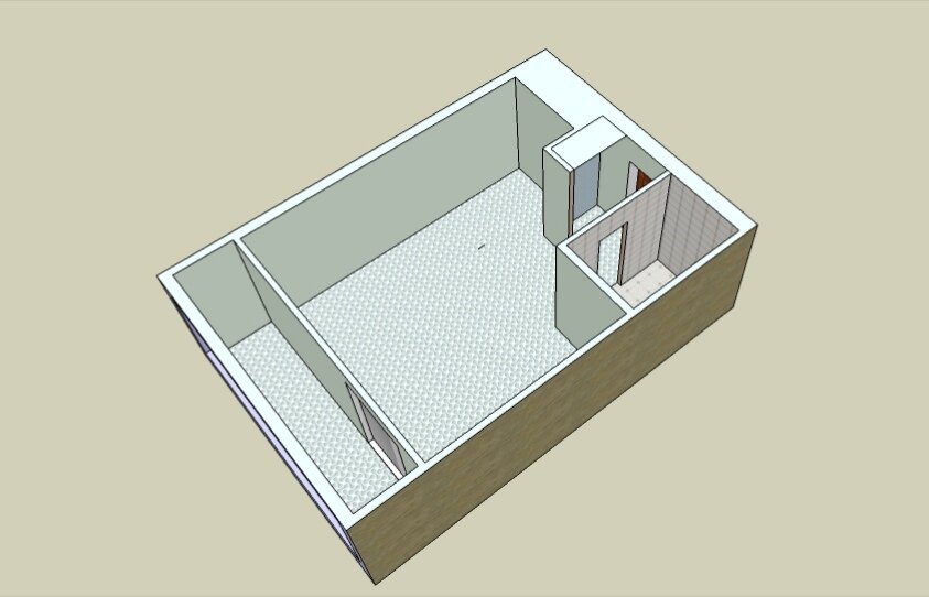 Однокомнатная студия с лоджией