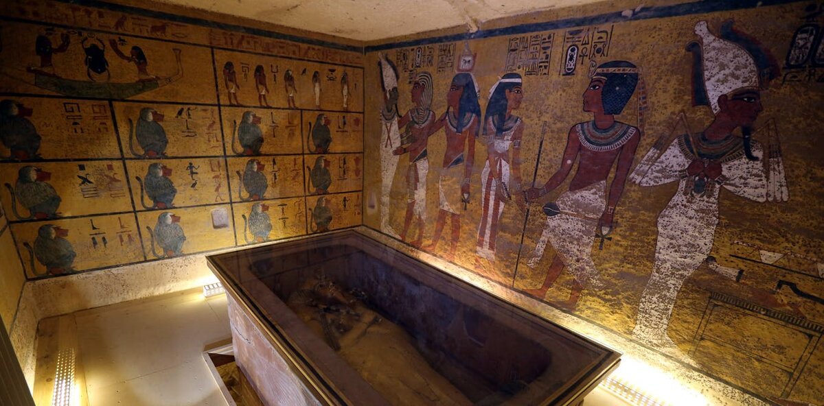 Где находится гробница фараона тутанхамона на карте