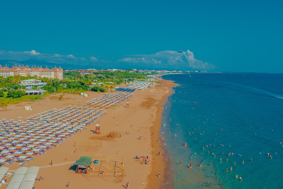 Пляж побережье Сиде