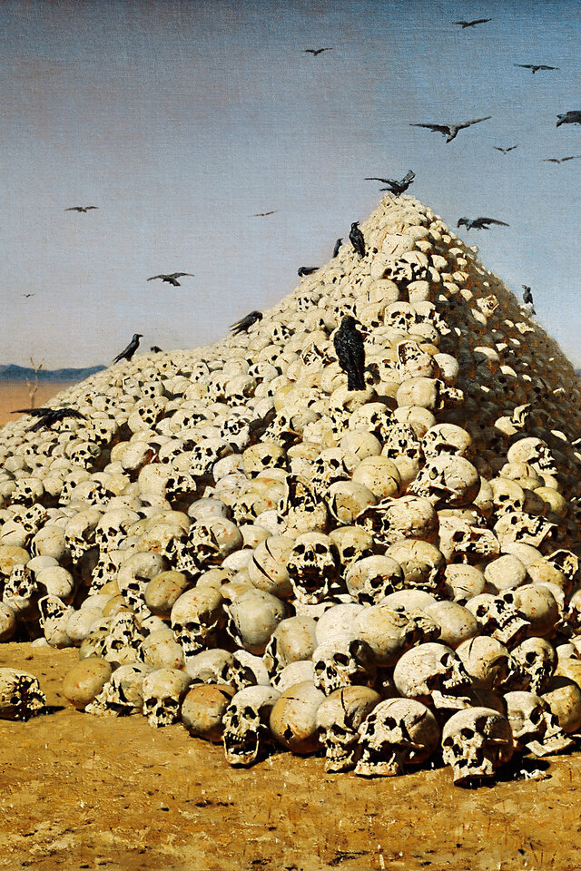 Василий Верещагин "Апофеоз войны".