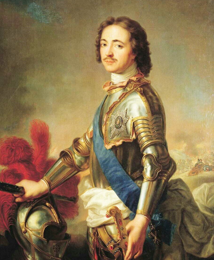 Портрет Петра I. Художник: Ж.-М. Натье. 1717 г.